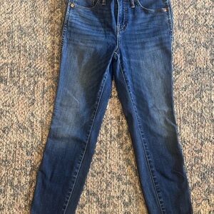 Madewell Dark Blue Skinny Jeans